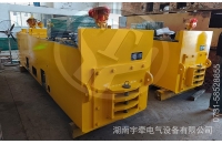 廣西國(guó)外客戶定制的斬波調(diào)速CJY10噸架線式湘潭電機(jī)車(chē)發(fā)貨